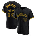 Arlishia C.Guardians #75 Connor Brogdon Player Black Snake Skin City Limited Elite Home Stitched Jerseys