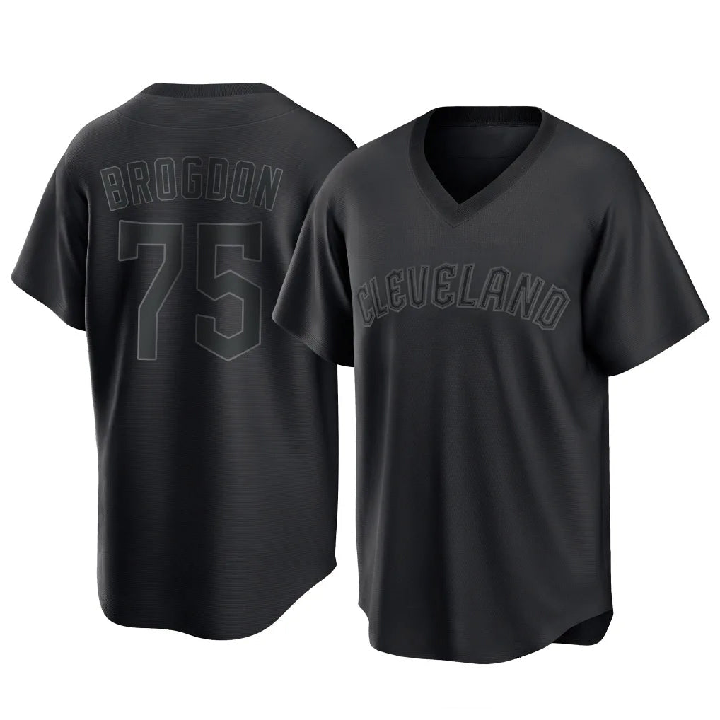 Arlishia C.Guardians #75 Connor Brogdon Player Black T-shirt Home Game Stitched Jerseys