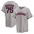 Arlishia C.Guardians #75 Connor Brogdon Player Gray Game Home Stitched Jerseys