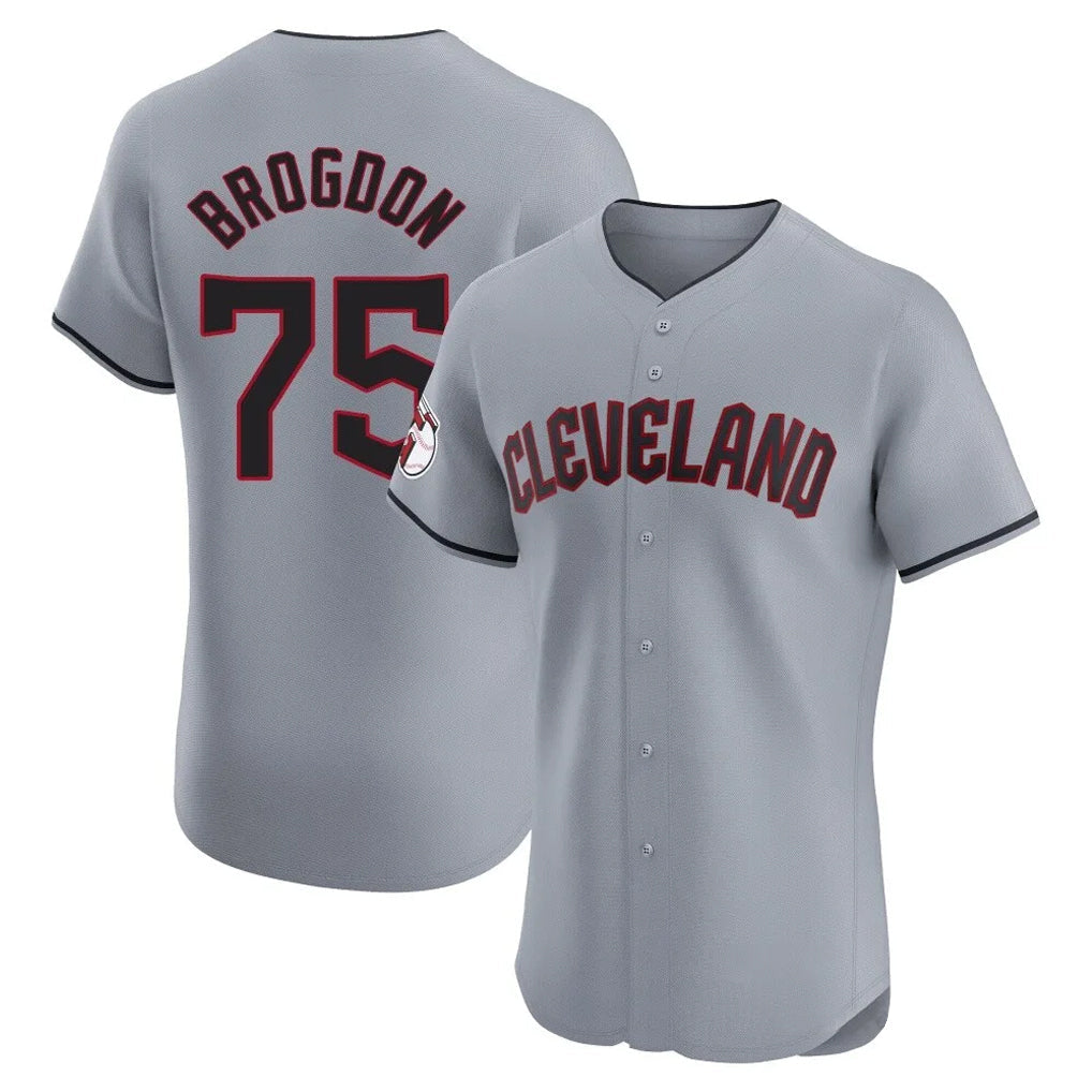 Arlishia C.Guardians #75 Connor Brogdon Player Gray Road Limited Elite Home Stitched Jerseys