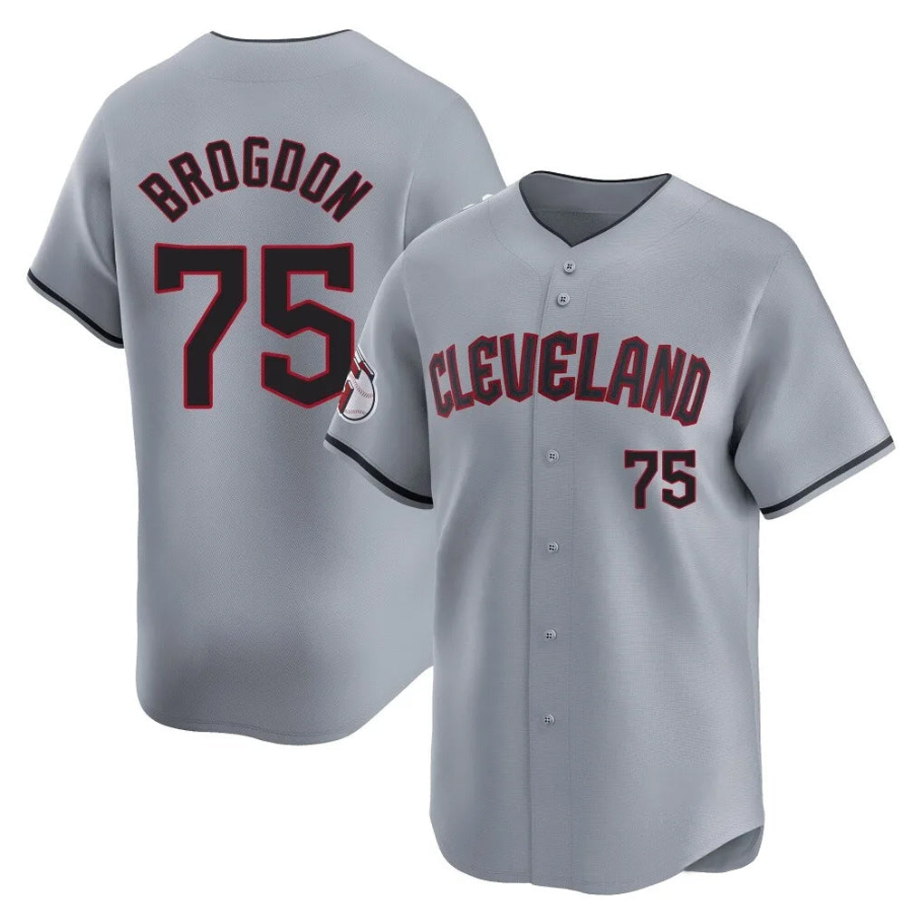 Arlishia C.Guardians #75 Connor Brogdon Player Gray Road Limited Home Stitched Jerseys