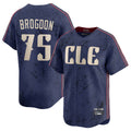 Arlishia C.Guardians #75 Connor Brogdon Player Navy City Connect Limited Home Stitched Jerseys