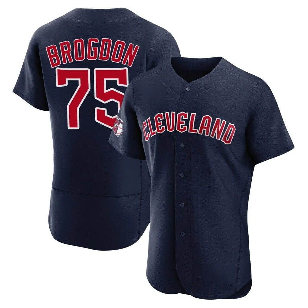 Arlishia C.Guardians #75 Connor Brogdon Player Navy Limited Elite Home Stitched Jerseys