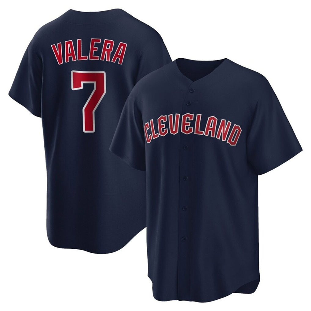 Arlishia C.Guardians #7 George Valera Player Navy Game Home Stitched Jerseys