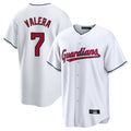 Arlishia C.Guardians #7 George Valera Player White Home Game Stitched Jerseys
