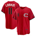 Arlishia C.Reds #11 Barry Larkin Player Red 2026 City Connect Home Game Stitched Jerseys