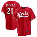 Arlishia C.Reds #21 Hunter Greene Player Red Home Game Stitched Jerseys