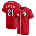 Arlishia C.Reds #21 Hunter Greene Player Red Limited Elite Home Game Stitched Jerseys