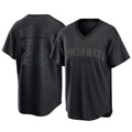 Arlishia C.Reds #28 Eugenio Su¨¢rez Player Black T-shirt Game Home Stitched Jerseys