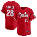 Arlishia C.Reds #28 Eugenio Su¨¢rez Player Red Home Limited Stitched Jerseys
