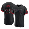 Arlishia C.Reds #29 TJ Friedl Player Black City Connect Limited Elite Home Stitched Jerseys