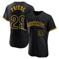 Arlishia C.Reds #29 TJ Friedl Player Black Snake Skin City Limited Elite Home Stitched Jerseys