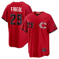 Arlishia C.Reds #29 TJ Friedl Player Red 2026 City Connect Home Game Stitched Jerseys