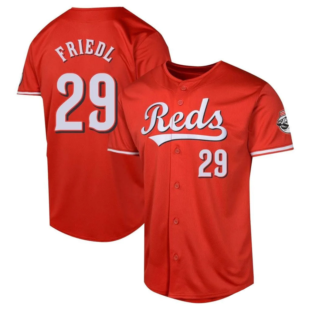 Arlishia C.Reds #29 TJ Friedl Player Red 2026 City Connect Limited Home Stitched Jerseys