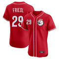 Arlishia C.Reds #29 TJ Friedl Player Red Limited Elite Home Game Stitched Jerseys