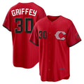 Arlishia C.Reds #30 Ken Griffey Player Red 2026 City Connect Home Game Stitched Jerseys