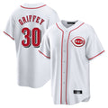 Arlishia C.Reds #30 Ken Griffey Player White Game Home Stitched Jerseys