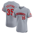 Arlishia C.Reds #35 Jose Trevino Player Gray Limited Elite Home Stitched Jerseys