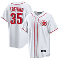 Arlishia C.Reds #35 Jose Trevino Player White Game Home Stitched Jerseys