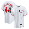 Arlishia C.Reds #44 Elly De La Cruz Player White Home Game Stitched Jerseys
