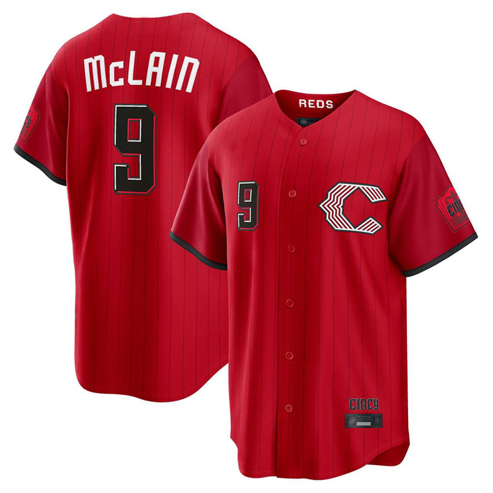 Arlishia C.Reds #9 Matt McLain Player Red 2026 City Connect Home Game Stitched Jerseys