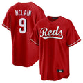 Arlishia C.Reds #9 Matt McLain Player Red Home Game Stitched Jerseys