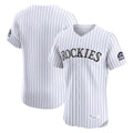 Arlishia C.Rockies White Limited Elite Home Blank Player Stitched Jerseys