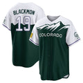 Arlishia C.Rockies #19 Charlie Blackmon Player Green City Connect Home Game Stitched Jerseys