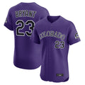 Arlishia C.Rockies #23 Kris Bryant Player Purple Limited Elite Home Stitched Jerseys