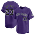 Arlishia C.Rockies #23 Kris Bryant Player Purple Limited Home Stitched Jerseys