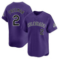 Arlishia C.Rockies #2 Tyler Freeman Player Purple Limited Home Stitched Jerseys