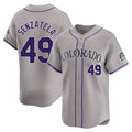 Arlishia C.Rockies #49 Antonio Senzatela Player Gray Limited Home Stitched Jerseys