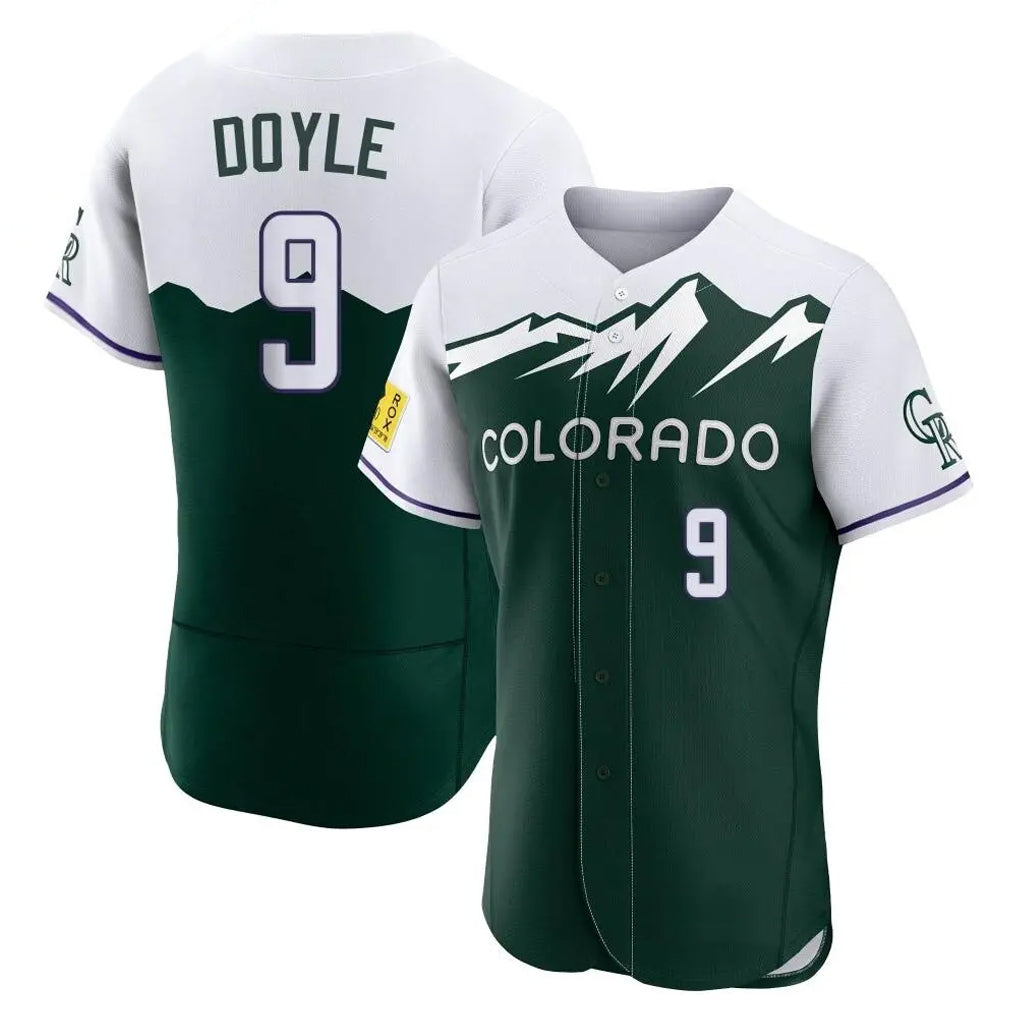 Arlishia C.Rockies #9 Brenton Doyle Player Green City Connect Limited Elite Home Stitched Jerseys