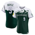 Arlishia C.Rockies #9 Brenton Doyle Player Green City Connect Limited Elite Home Stitched Jerseys