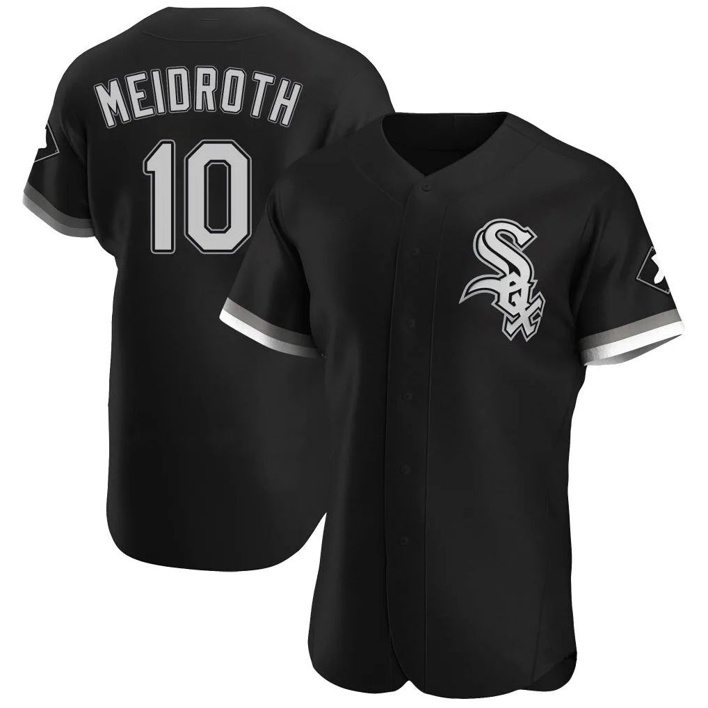 Arlishia C.White Sox #10 Chase Meidroth Player Black Limited Elite Home Stitched Jerseys