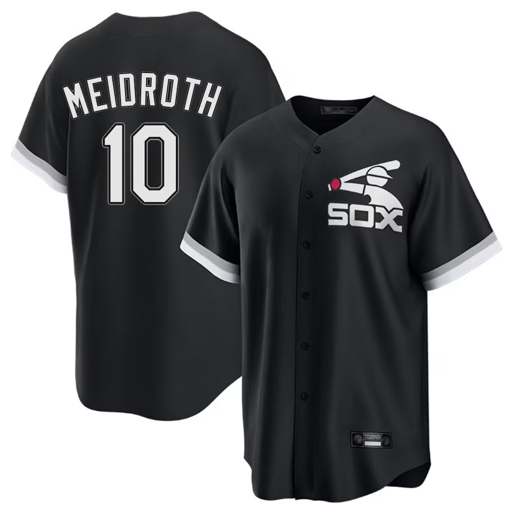 Arlishia C.White Sox #10 Chase Meidroth Player Black Spring Training Game Stitched Jerseys