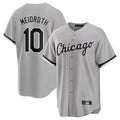 Arlishia C.White Sox #10 Chase Meidroth Player Gray Home Game Stitched Jerseys