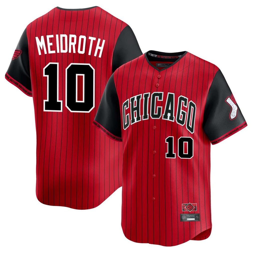 Arlishia C.White Sox #10 Chase Meidroth Player Red City Connect Limited Home Stitched Jerseys