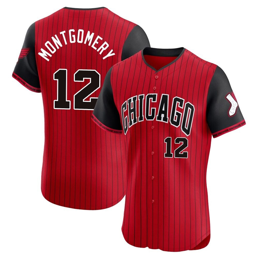 Arlishia C.White Sox #12 Colson Montgomery Player Red City Connect Limited Elite Home Stitched Jerseys