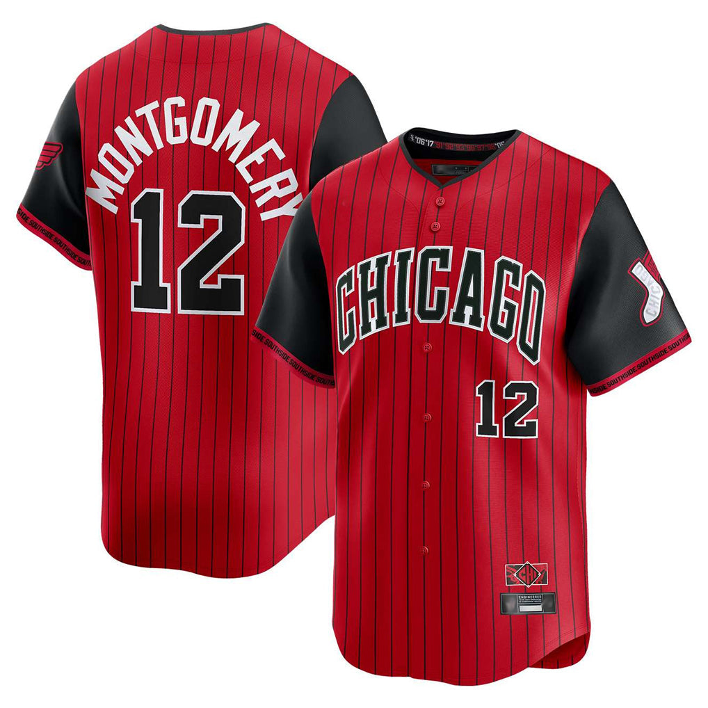Arlishia C.White Sox #12 Colson Montgomery Player Red City Connect Limited Home Stitched Jerseys