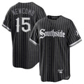 Arlishia C.White Sox #15 Sean Newcomb Player Black City Connect Home Game Stitched Jerseys