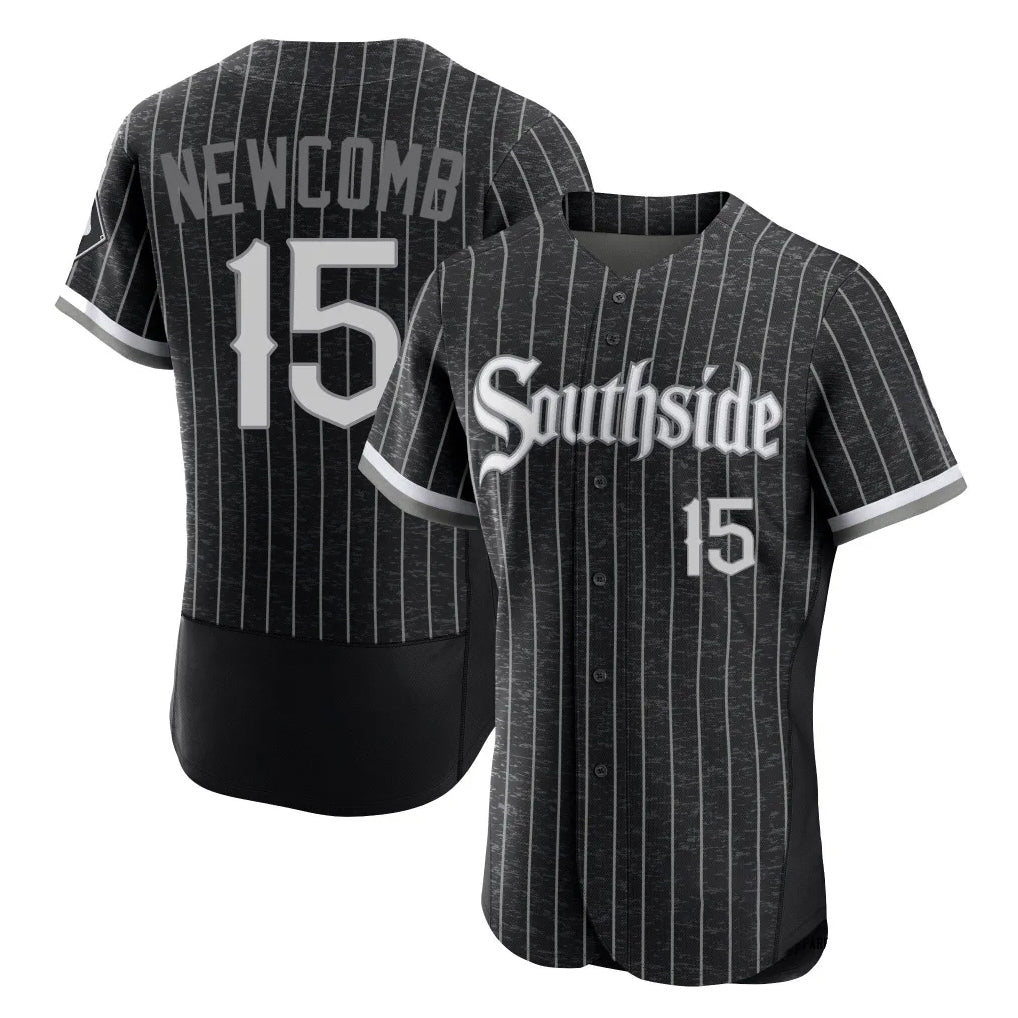 Arlishia C.White Sox #15 Sean Newcomb Player Black City Connect Limited Elite Home Stitched Jerseys
