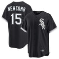Arlishia C.White Sox #15 Sean Newcomb Player Black Home Game Stitched Jerseys