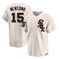 Arlishia C.White Sox #15 Sean Newcomb Player Cream Cooperstown Collection Limited Home Stitched Jerseys