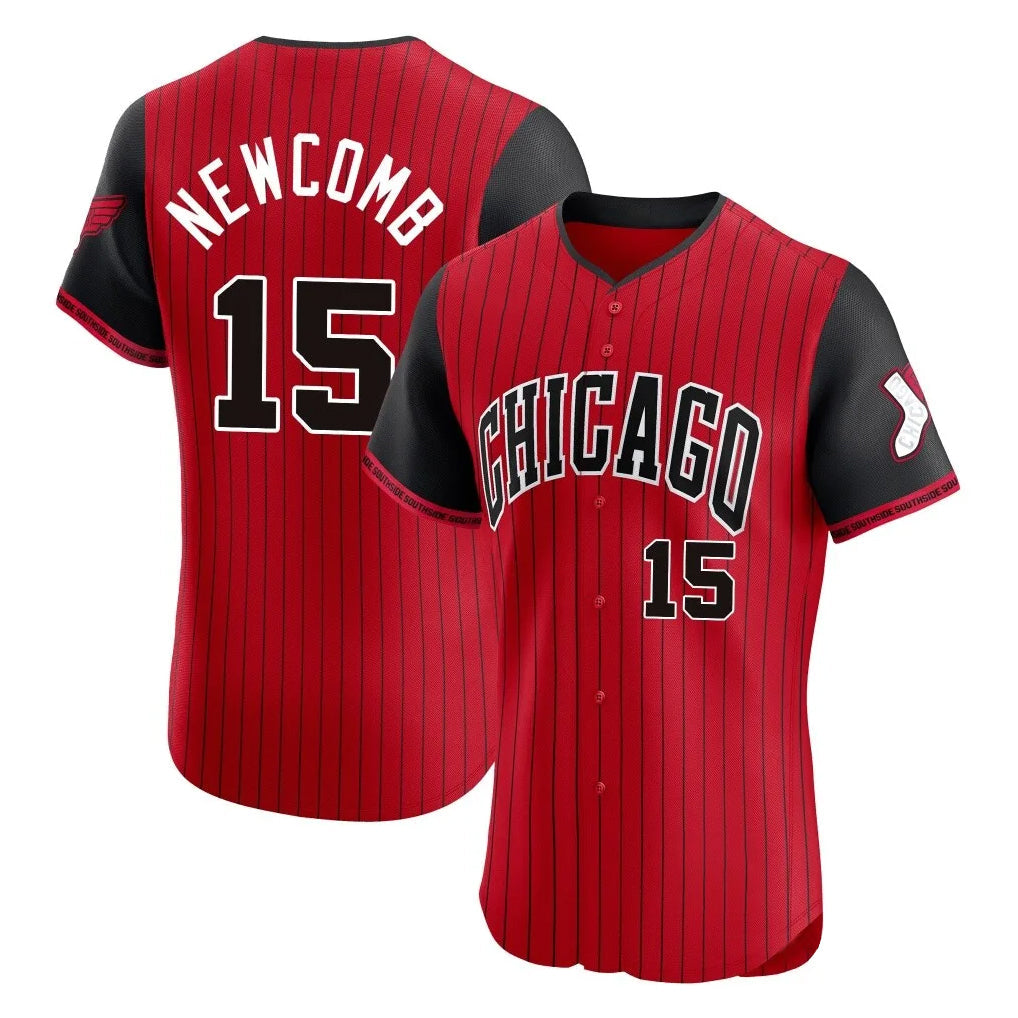 Arlishia C.White Sox #15 Sean Newcomb Player Red City Connect Limited Elite Home Stitched Jerseys