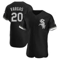 Arlishia C.White Sox #20 Miguel Vargas Player Black Limited Elite Home Stitched Jerseys