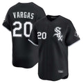 Arlishia C.White Sox #20 Miguel Vargas Player Black Limited Home Stitched Jerseys