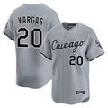 Arlishia C.White Sox #20 Miguel Vargas Player Gray Road Limited Home Stitched Jerseys