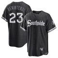 Arlishia C.White Sox #23 Andrew Benintendi Player Black City Connect Home Game Stitched Jerseys