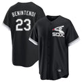 Arlishia C.White Sox #23 Andrew Benintendi Player Black Spring Training Game Stitched Jerseys